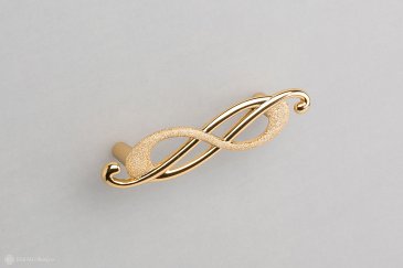 Aurea мебельная ручка-скоба 64 мм королевское золото, левая