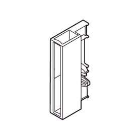 TANDEMBOX antaro, задний держатель стеклянной вставки д/высоты С (196мм), бел., лев.