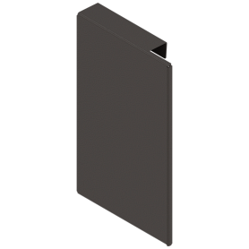LEGRABOX, Заглушка для держателя фасада внутреннего ящика, высота М, лев., сталь, гавана коричневый