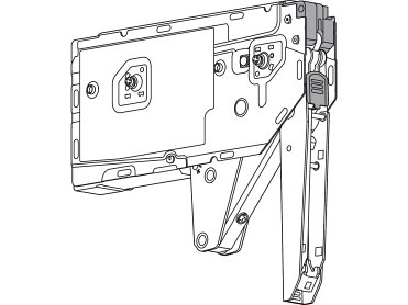 AVENTOS HK top, силовой механизм 27, евровинт