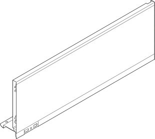 Царга LEGRABOX pure, высота C (177 мм), НД=350 мм, правая, серый орион