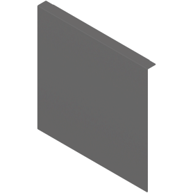 AMBIA-LINE адаптер для задней стенки из ДСП для LEGRABOX ящик с высоким фасадом высота F, серый орион