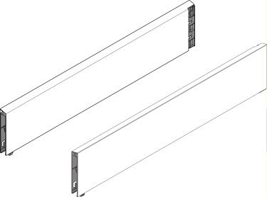 TANDEMBOX, BOXCAP 450мм, нерж., комплект