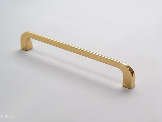 Clip мебельная ручка-скоба 160 мм золото глянцевое