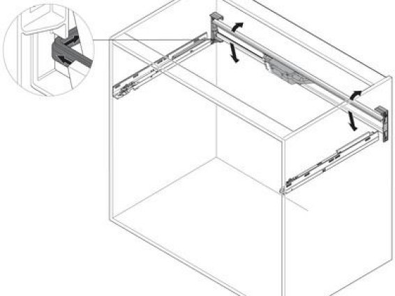 SERVO-DRIVE, горизонтальный несущий профиль 1143 мм