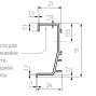 Профиль для LED-подсветки 901127 для фасадов без ручек (51х24 мм), серебро, 6 м.