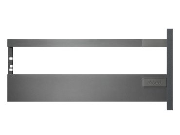 Ящик TANDEMBOX antaro TIP-ON BLUMOTION (высота B 160, глубина 400 мм, 10-30 кг), крепление саморез, серый орион