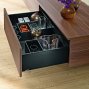 Ящик LEGRABOX pure TIP-ON BLUMOTION (высота C 177, глубина 500 мм, до 70 кг), для тонких фасадов, терра-черный
