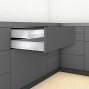Внутренний ящик LEGRABOX pure (высота M 90,5, глубина 450 мм), под вставку, терра-черный
